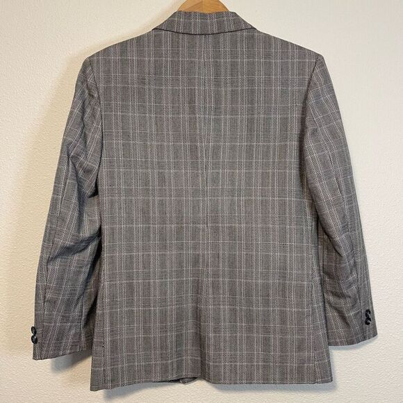Vintage Plaid Blazer The Public Notices Size Small - Picture 7 of 8